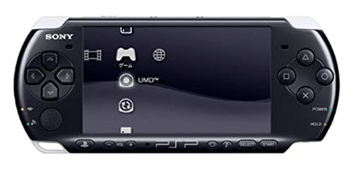 Sony PSP Slim and Lite 3000 Series Handheld Gaming Console with 2 Batteries (Renewed) (Black)