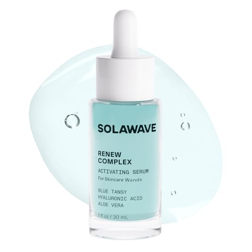 Solawave Renew Complex Serum for Face and Neck | Boost the Effects of SolaWave Facial Wand | Red Light Therapy for Face and Microcurrent Facial Device for Anti-Aging and Skin Tightening | Pack of 1