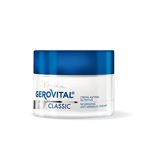 GEROVITAL H3 CLASSIC - Nourishing Anti-Wrinkle Night Cream with Juvinity + Vitamin E + Hyaluronic Acid, 45+ (50 ml)