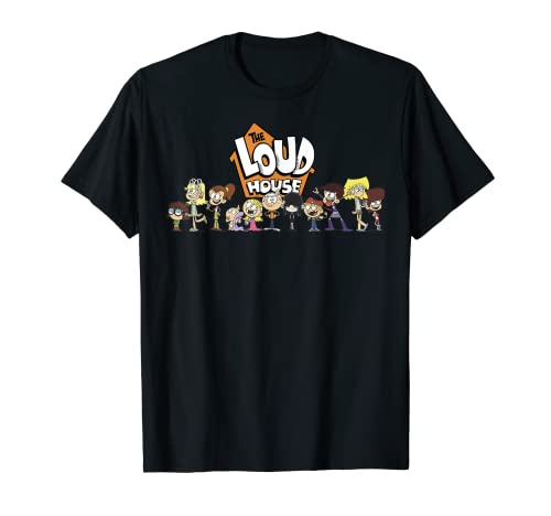 The Loud House Cast In A Row Logo T-Shirt