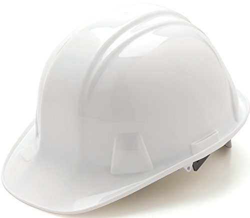 Pyramex Safety Products HP14010 Sl Series 4 pt. Snap Lock Suspension Hard Hat, White