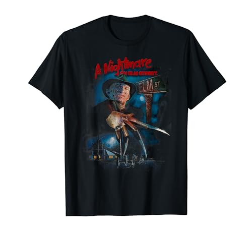 A Nightmare On Elm Street Freddy Poster Fade T-Shirt