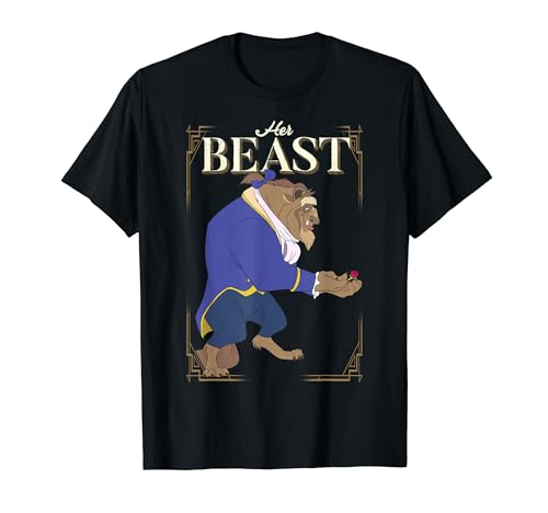 Disney Beauty and the Beast Her Beast Framed Portrait T-Shirt