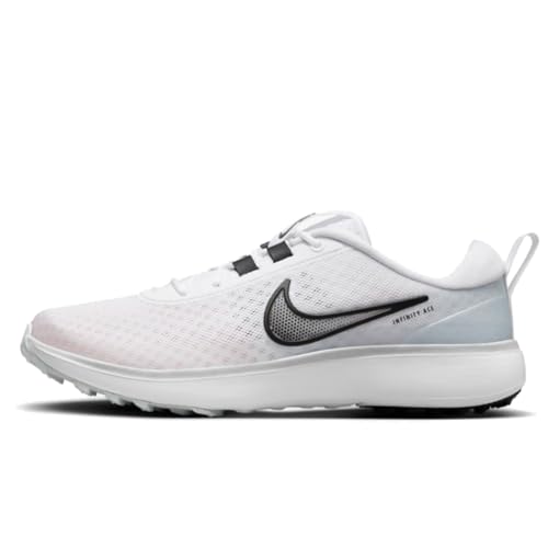 Nike Roshe G Next Nature Men's Golf Shoes (DX0024-100,White/Black-Photon DUST-LT Smoke Grey) Size 12