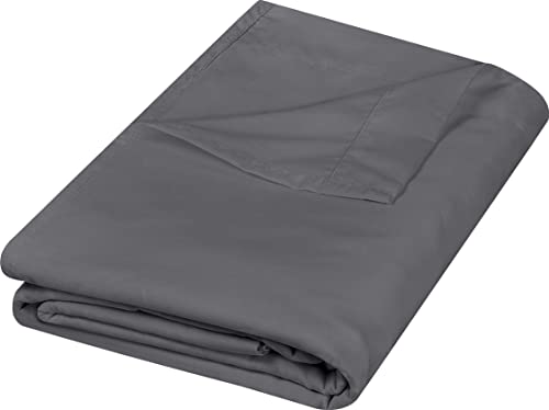 Utopia Bedding Flat Sheet - Soft Brushed Microfiber Fabric - Shrinkage & Fade Resistant Top Sheet - Easy Care - 1 Flat Sheet Only (Queen, Grey)