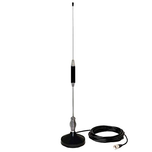 CB Antenna 28 inch 27 Mhz CB Radio Antenna Full Kit with Heavy Duty Magnet Mount Mobile/Car Radio Antenna Compatible with President Midland Cobra Uniden Anytone by LUITON