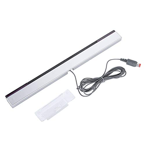 Wii Sensor Bar Original Wii Sensor,IR Signal Ray Sensor Bar Wired Receiver with a Stand,for Nintendo WII/WIIU