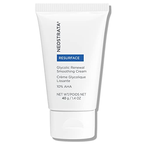 NEOSTRATA GLYCOLIC RENEWAL Smoothing Cream Texture-Refining Moisturizer with Glycolic & Citric Acid, Shea Butter Non-Comedogenic, 1.4 Ounce (Pack of 1)