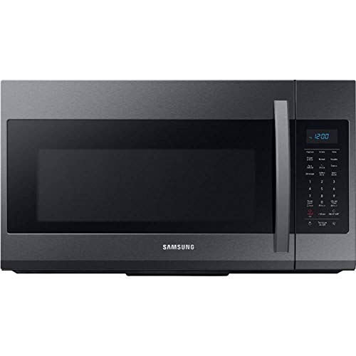 SAMSUNG ME19R7041FG 1.9 cu ft Over The Range Microwave with Sensor Cooking in Black Stainless Steel