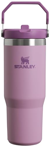 Stanley IceFlow Stainless Steel Tumbler - Vacuum Insulated Water Bottle for Home, Office or Car Reusable Cup with Straw Leak Resistant Flip Cold for 12 Hours or Iced for 2 Days, Lilac, 30OZ