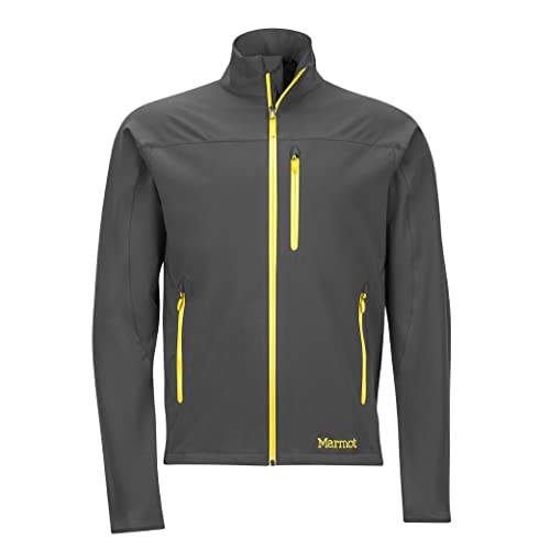 MARMOT Men's Tempo Jacket, Warm Breathable Water-Resistant Softshell, Slate Grey, X-Large