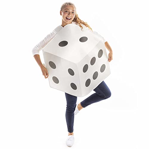 Six-Sided Dice Halloween Costume - D6 Outfit for Vegas, Casino-themed Parties