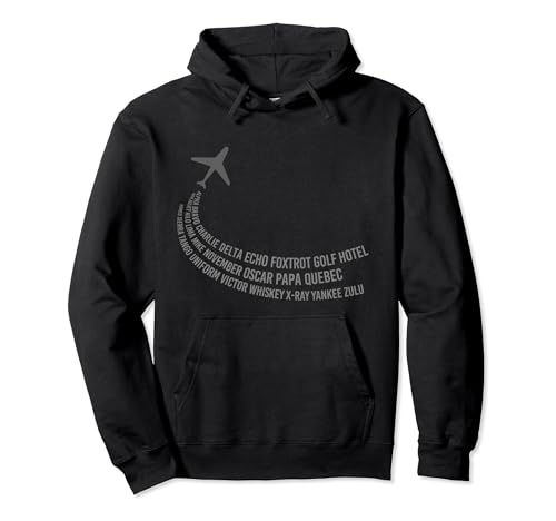 Phonetic Alphabet | Pilot Airplane Pullover Hoodie