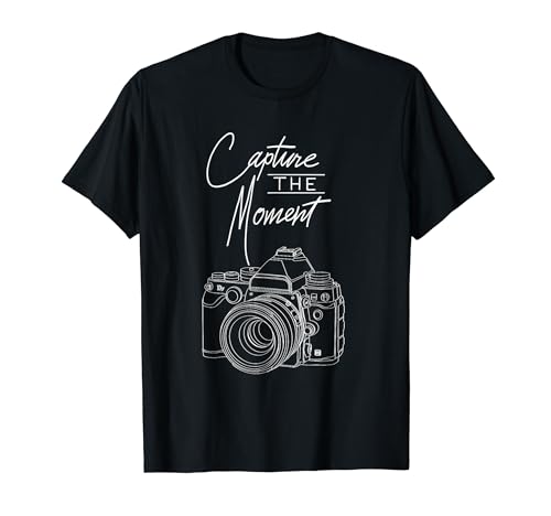 Capture The Moment Camera Photography Shirt for Photographer