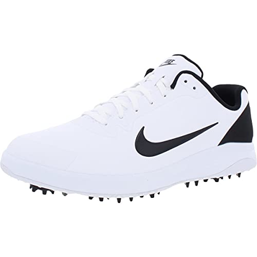 Nike Infinity G Men's Waterproof Spiked Golf Shoes Black-White Size 10.5W