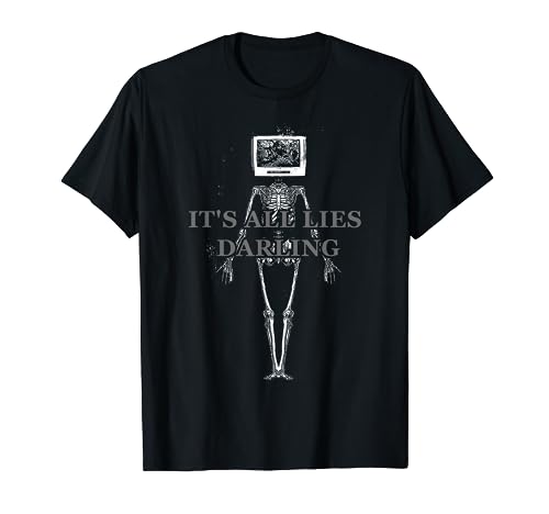 Alternative Clothes Aesthetic Goth - It's All Lies Darling T-Shirt