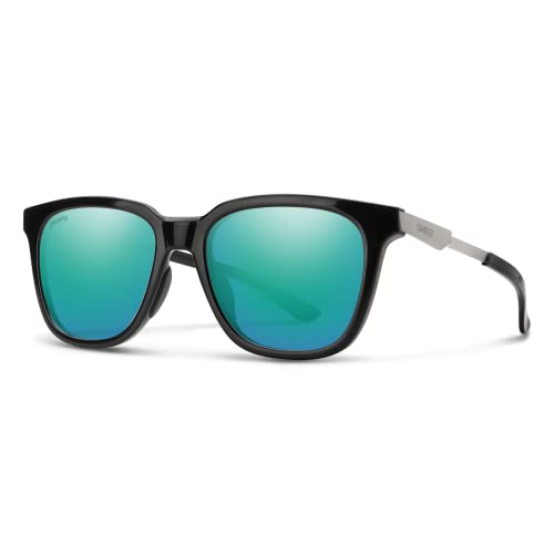 SMITH Roam Lifestyle Sunglasses - Black | Chromapop Polarized Opal Mirror