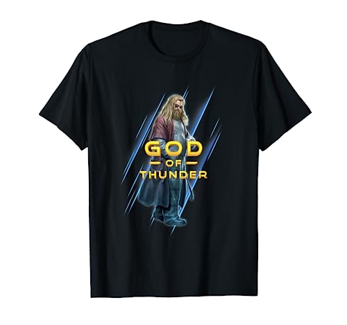 Marvel Avengers: Endgame Thor God Of Thunder Portrait T-Shirt