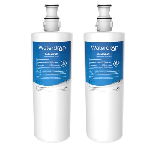 Waterdrop 3US-AF01 Under Sink Water Filter, Replacement for Standard Filtrete 3US-AF01, 3US-AS01, Aqua-Pure AP Easy C-CS-FF, WHCF-SRC, WHCF-SUFC, WHCF-SUF, NSF/ANSI 42 Certified, Pack of 2