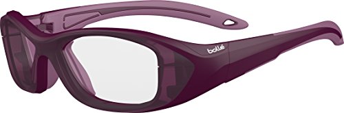 Bollé Swag Sport Protective Glasses Purple Polycarbonate Lens w/Anti-Fog and Anti-Scratch Cat.0 Unisex-Adult Medium