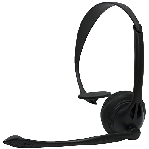 Power Gear Universal Over the Ear Headphones, All In One, Wired, Noise Canceling Microphone, Work From Home, Music, Gaming, Works for iPhone Android PC Mac, Skype Zoom Teams Discord VoIP, Black, 98999