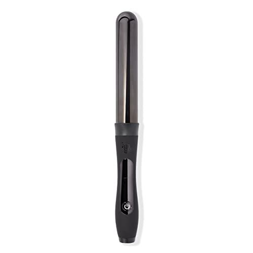 L'ANGE HAIR Le Curl Titanium Curling Wand | Professional Curling Iron for All Hair Types | Clip Free Hair Curler | Best Curling Wand for Relaxed Curls & Beach Waves | Black 1.25” (32MM)