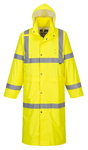 Portwest Men's Standard Rain Jacket, Yellow, X-Large