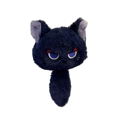 KILA MILA Anime Genshin Scaramouche Cat Plush Pendant Keychain Wanderer Pet Cosplay Cute Stuffed Doll Bag Ornament Gift