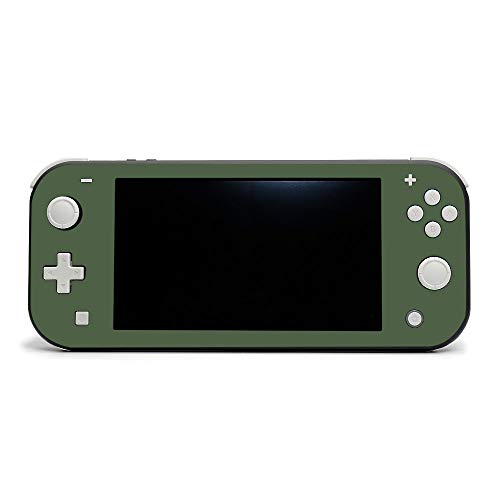 MightySkins Skin Compatible with Nintendo Switch Lite - Solid Olive | Protective, Durable, and Unique Vinyl Decal Wrap Cover | Easy to Apply, Remove, and Change Styles | Made in The USA