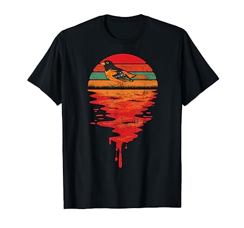 Retro Sunset Vintage Baltimore Oriole T-Shirt