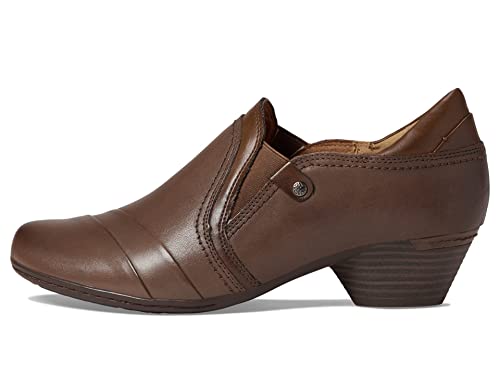 Cobb Hill Women's Laurel Slip-On Pump, BARK Leather, 8