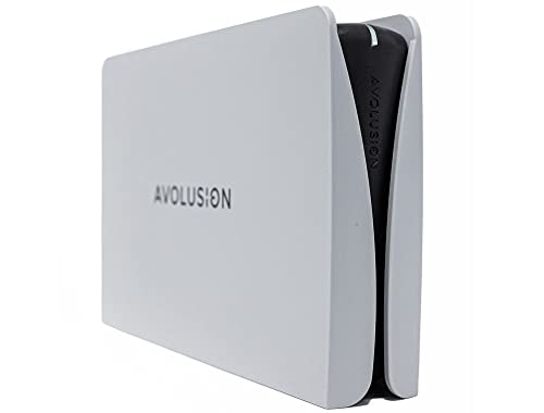 Avolusion PRO-5Y (White) 8TB USB 3.0 External Gaming Hard Drive for PS5 / PS4 Game Console - 2 Year Warranty