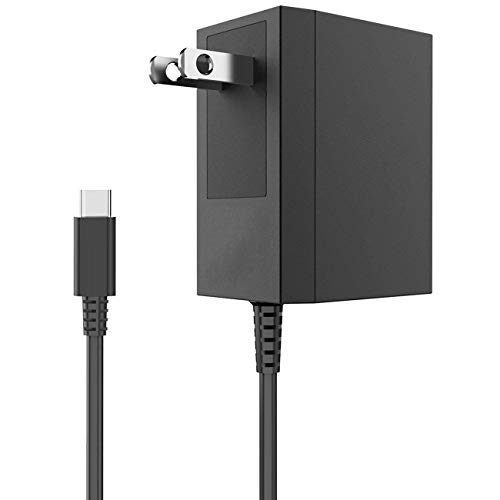 Switch Charger, Fast Travel Wall Charger AC Adapter Power Supply 15V 2.6A Fast Charging Kit for Nintendo Switch Switch/Switch Lite/Switch OLED, Support TV Mode