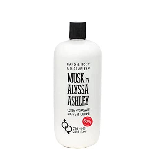 Alyssa Ashley Musk Hand & Body Lotion, 25.5 Ounce