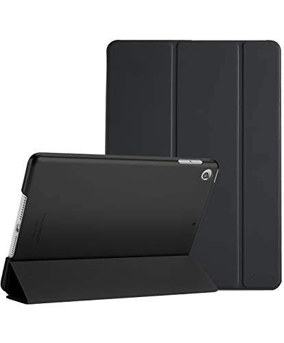 ProCase Smart Case for iPad Mini 5 2019(Model: A2133 A2124 A2126 A2125), Ultra Slim Lightweight Stand Case with Translucent Frosted Back Cover for iPad Mini 5th Gen 7.9 Inch –Black