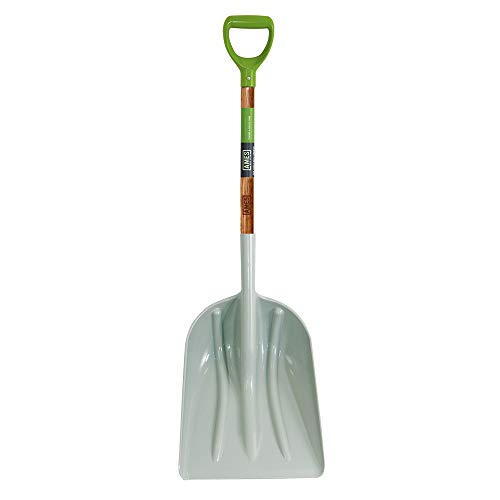 AMES 2682700 Poly Scoop with Hardwood Handle and D-Grip, 46-Inch