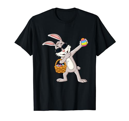 Dabbing Rabbit Easter Day Eggs Dab Boys Girls Kids T-Shirt