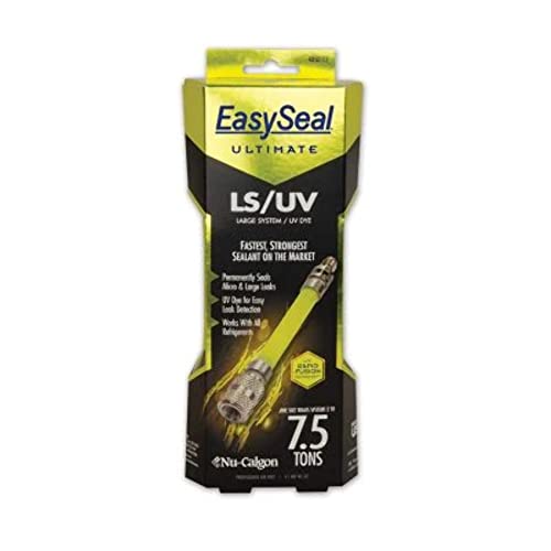 Nu-Calgon 4050-11 EasySeal Direct Inject-UV Dye Refrigerant Leak Sealant, One Size Treats Systems 2 to 7.5 Tons