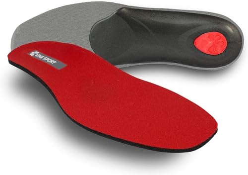 Pedag Viva Sport | Orthotic Inserts | Arch Support | Metatarsal Pad | Ideal for Low & High Impact Activities | Soft & Vegan Friendly | Handmade in Germany | 1 Pair | Men US 11/ EU 44