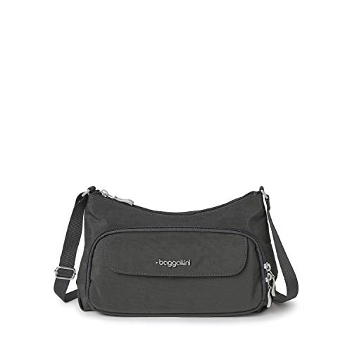 Baggallini unisex adult Everyday Bagg Handbags, Charcoal, One Size US