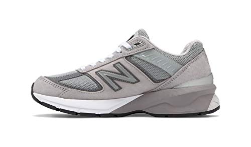 New Balance Women's Made in US 990 V5 Sneaker, Grey/Castlerock, 10.5