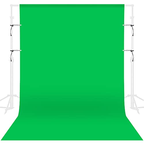 GFCC Green Screen Backdrop Background - 7x10FT Photography Backdrop Photo Background Screen for Video Recording Greenscreen Picture Photoshoot