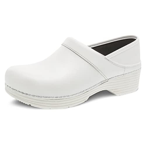 Dansko LT Pro Clogs for Women – Lightweight Rocker Bottom Footwear for Comfort and Support – Ideal for Long Standing Professionals White Box Clogs 9.5-10 M US