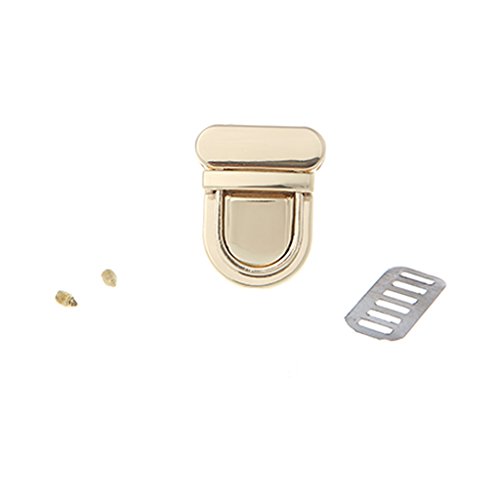 kmobruzy Durable Buckle Twist Lock Hardware For Bag Handbag DIY Turn Lock Bag Clasp Purse Clasps And Closures