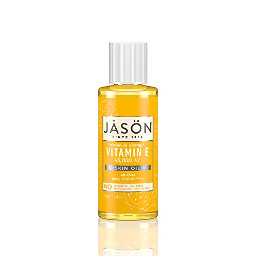 JASON Vitamin E 45,000 IU Skin Oil, Maximum Strength, 2 Ounce Bottle