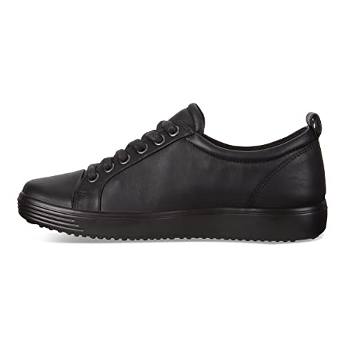 ECCO Women's Soft 7 Tie Sneaker, Black Gore-Tex, 39 M EU (8-8.5 US)