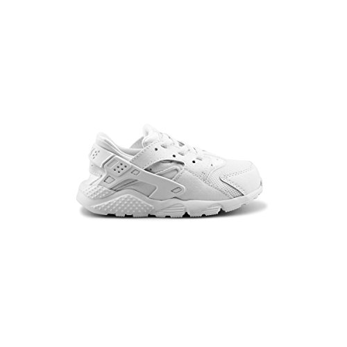 Nike Baby Boy's Huarache Run (Infant/Toddler) White/White/Pure Platinum 4 Toddler M