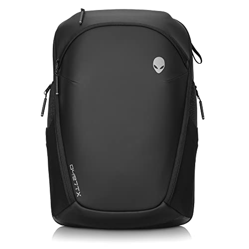 Alienware 17-inch Laptop Horizon Travel Backpack, Weather Resistant, Shockproof, Anti-Scratch Interior Design, TSA-Friendly for Travel, Work, Leisure for Men and Women - Galaxy Weave Black