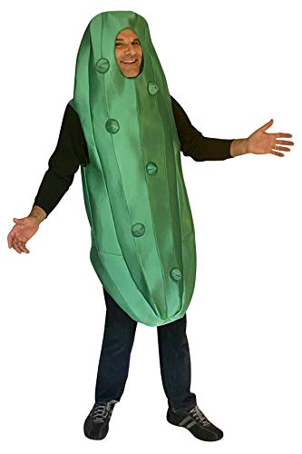 Rasta Imposta Ultimate Green Pickle Dill Condiment Party Halloween Costume, Men's Adult One Size