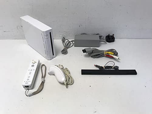 Nintendo Wii Console, White RVL-101 (NEWEST MODEL)